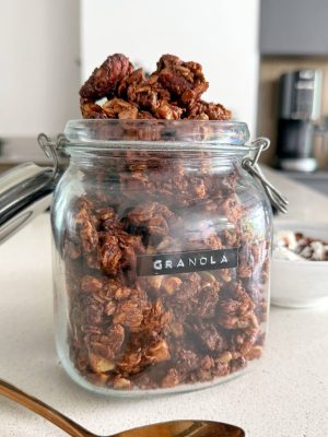 granola de chocolate